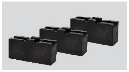 Aufsatzbacken weich 3-teilig für 3442520/3442020