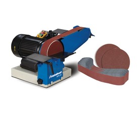 Kombinierte Band- und Tellerschleifmaschine BTS 51 Aktions-Set