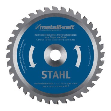 Sägeblatt für Stahl Ø 305 x 2,4 x 25,4 mm