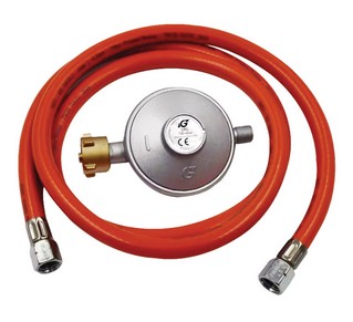 Druckminderer700 mbar mit Gasschlauch 1,5 m