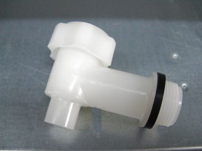 Entleerungshahn PP VIP 20 mm mit Schlauchtülle