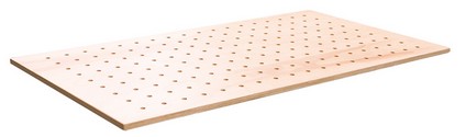 Lochrasterarbeitsplatte Buche-Multiplex, 1600 x 790 mm