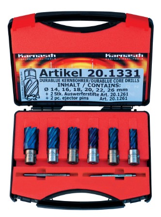Kernbohrer-Set BLUE-LINE PRO 30 Weldon