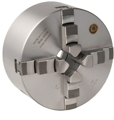 BISON Vierbacken-Drehfutter Guss Camlock, zentrisch spannend Ø 250 mm DIN ISO 70