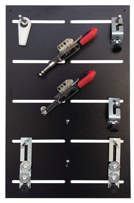 Spannsystem für Lochraster Ø 20 mm Set 1