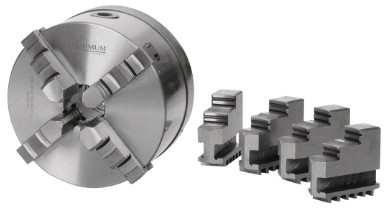 OPTIMUM Vierbacken-Drehfutter Guss Camlock, zentrisch spannend Ø 160 mm DIN ISO