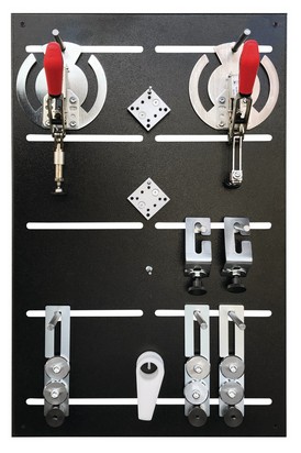 Spannsystem für Lochraster Ø 20 mm Set 2