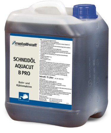 Bohr- und Zerspanungsemulsion AQUACUT B Pro, 5 l