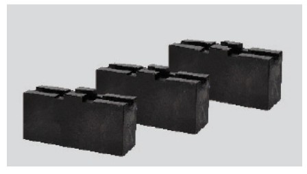 Aufsatzbacken weich 3-teilig für 3442540/3442025/3442040
