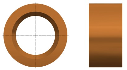 Vorschubrolle Ø 120 x 60 mm ohne Felge