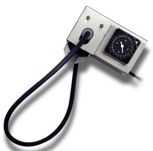 Schlauchskimmer-Rapid 3.1 ohne Schlauch 24VDC, mit Zeitschaltuhr und Hohlstecker