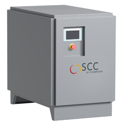 SCC-BASE-3-10 Ölgespritzter Schraubenkompressor mit Riemenantrieb