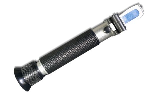 Analog Refraktometer mit LED-Beleuchtung, 0 - 18 %  (Schrittstufe=0,1%)