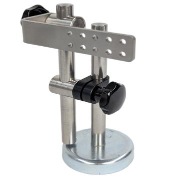 Universal-Rundstangenhalter für Rapid 5 mit einem Haltewinkel, 2 Haltestangen mi