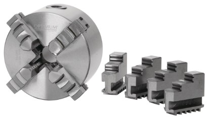 OPTIMUM Vierbacken-Drehfutter Guss, zentrisch spannend Ø 100 mm