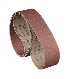Gewebeschleifband-Set für Edelstahl, Stahl, Metall universal 2000 x 75