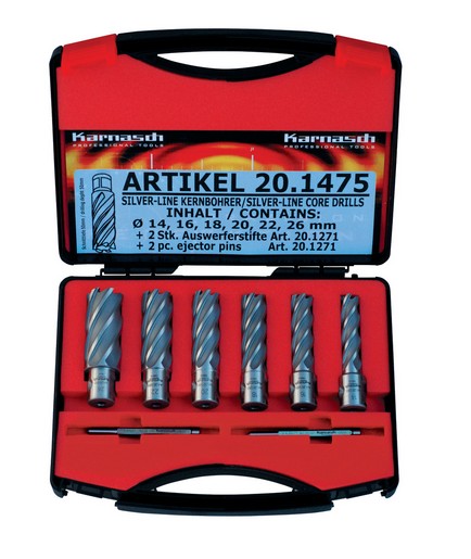 Kernbohrer-Set SILVER-LINE 50 Weldon