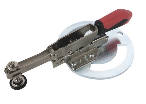 Adapterplatte rund Mit Spanner senkrecht Länge 250 mm