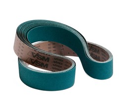 Gewebeschleifband-Set für Aluguss, Edelstahl 2000 x 150 mm
